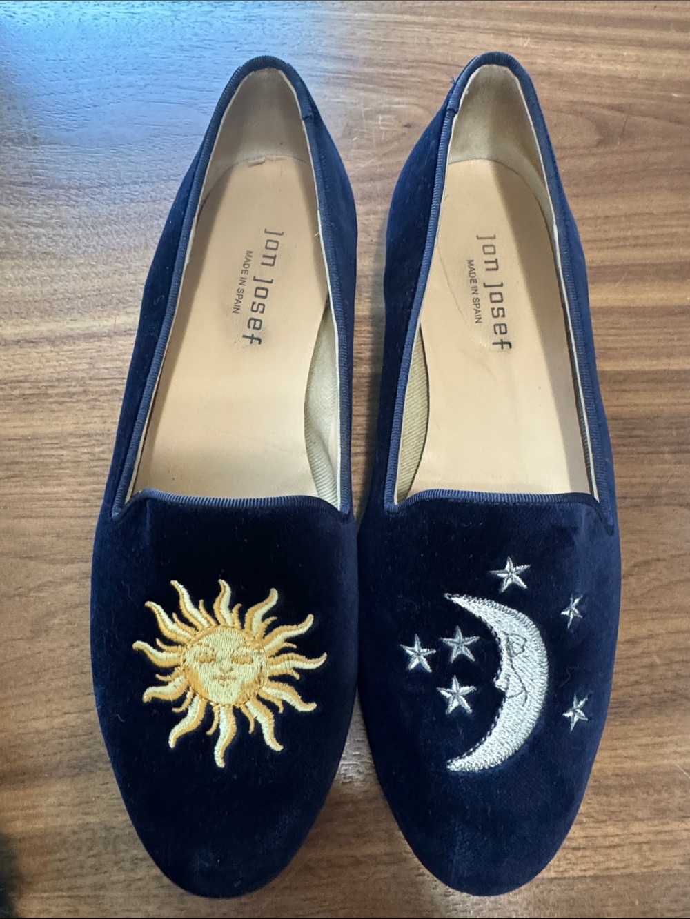 Jon Josef velvet shoes